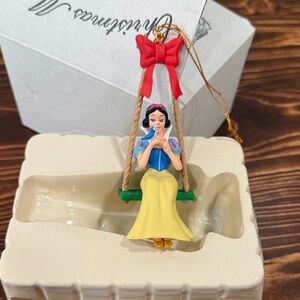 Disney Snow White Swing Ornament with Red and Yellow